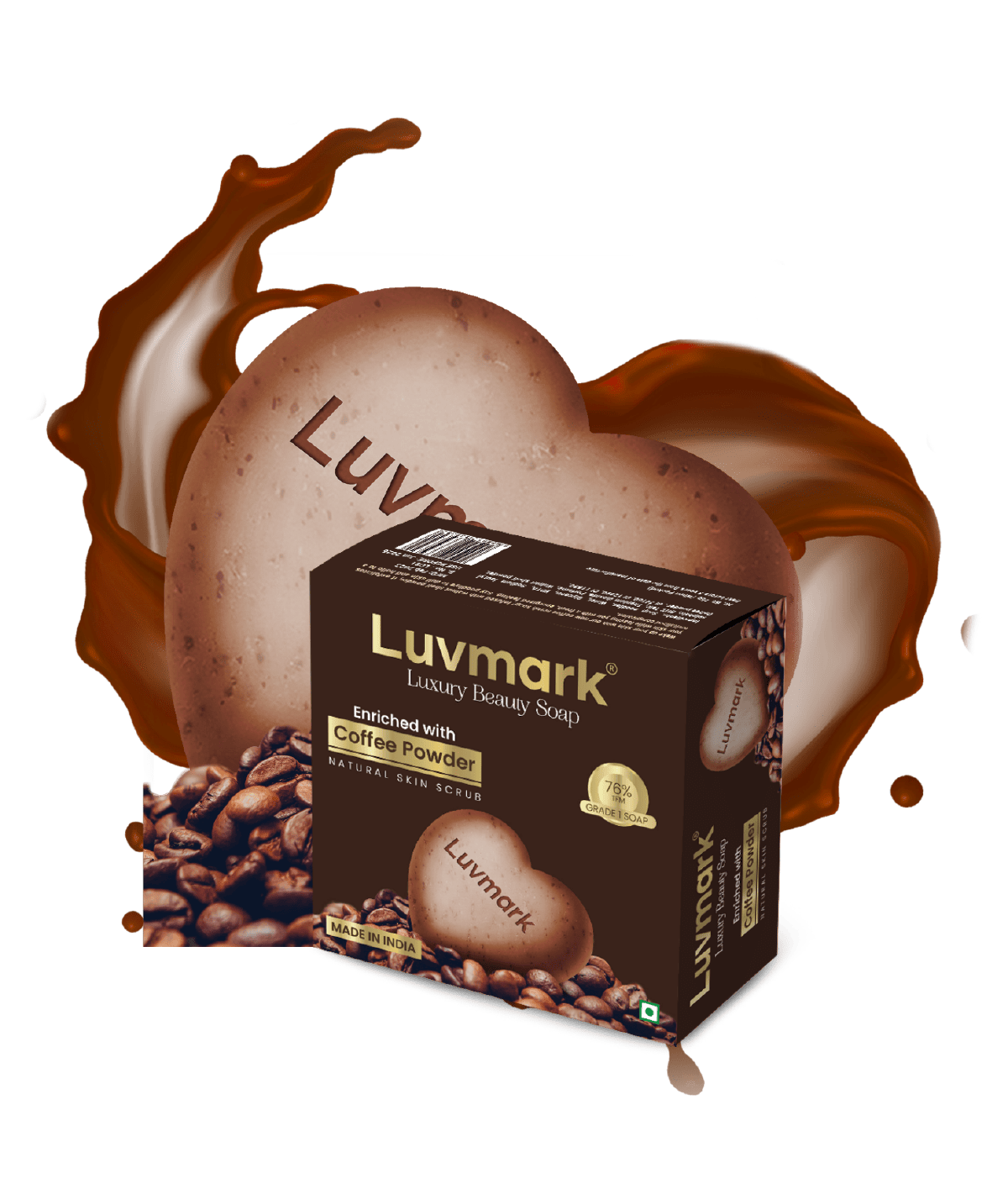 coffee-powder Luvmark gram flour soap