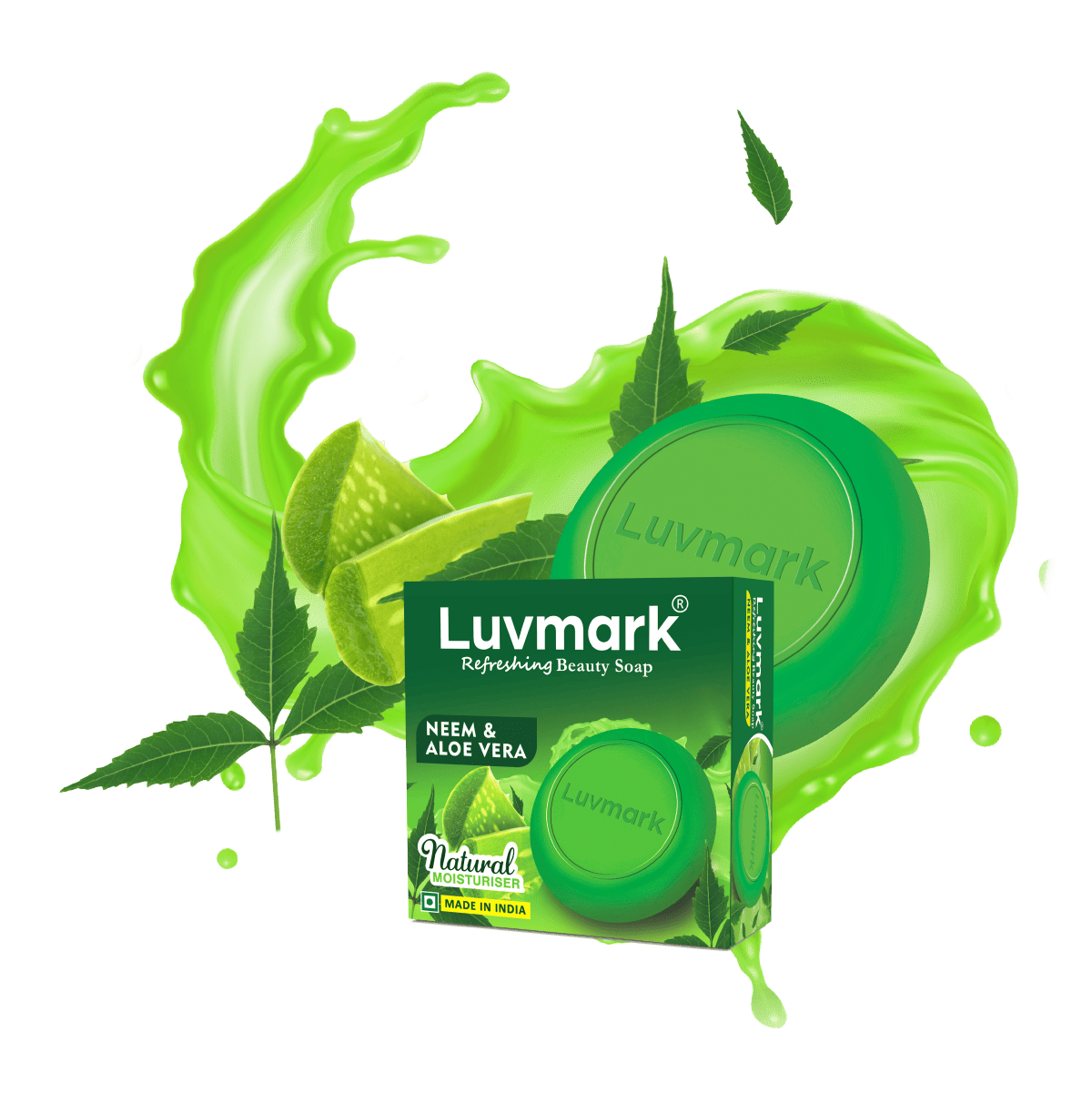 luvmark-neem-aloevera Soap Neem and Aloe vera